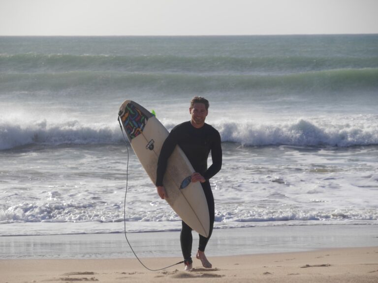 stoked surf guide algarve guest after surf