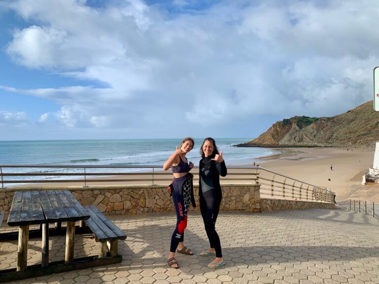 surf girls shaka burgau beach surf guide algarve