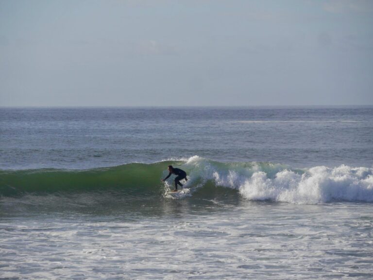 surf heaven barranco in spring with surf guide algarve