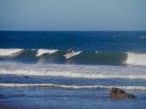 big drop amado surf guide algarve girl