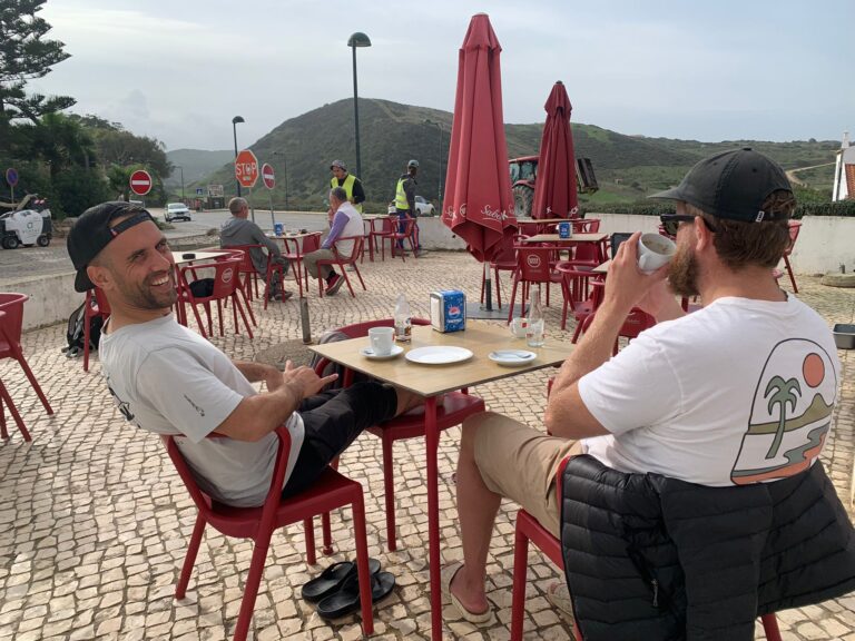 aftersurf coffees are the best in carrapateira