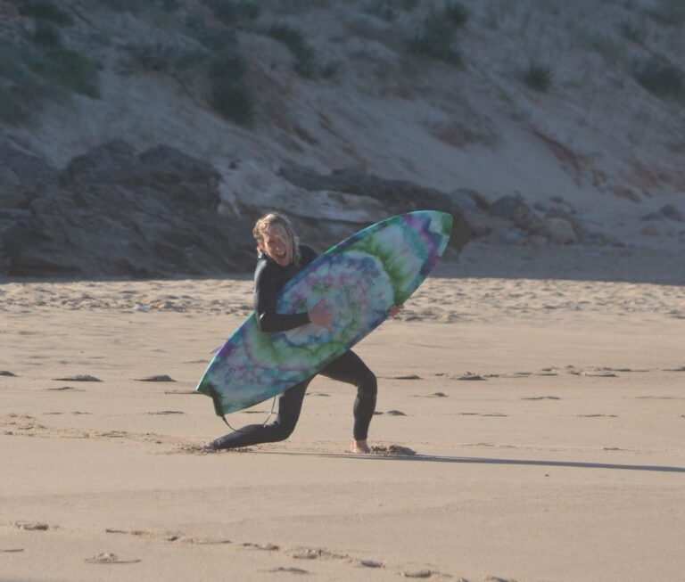 mr surf guide algarve stoked with gibson magic fish