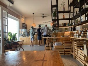 very good coffee at picnic sagres with surf guide algarve