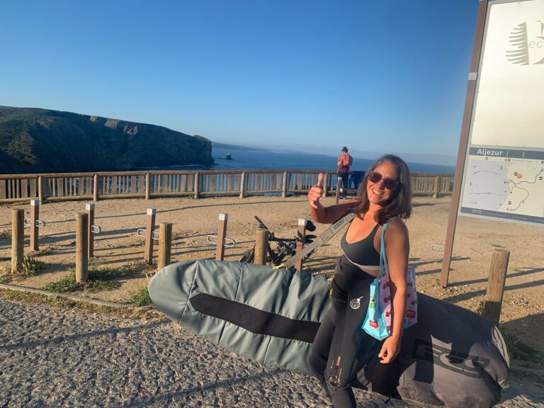 arrifana surfing stokes with surf guide algarve