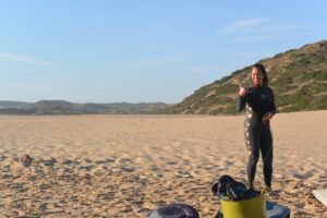 good vibes only with surf guide algarve