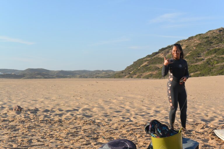 good vibes only with surf guide algarve