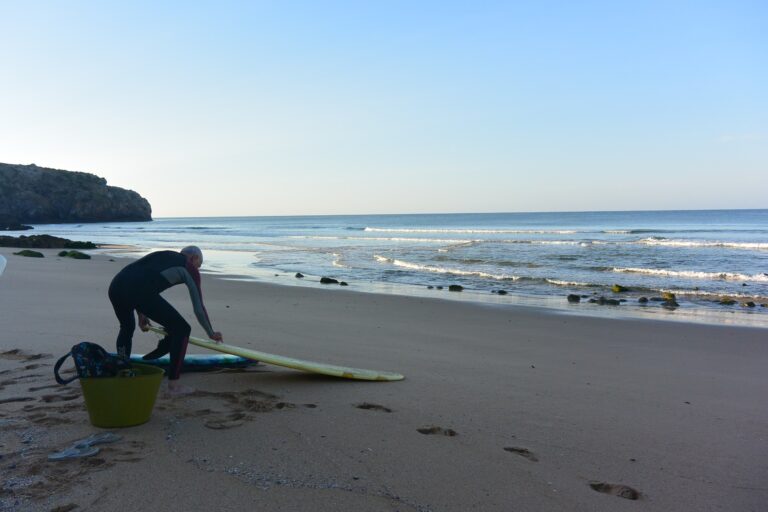 old guys rule at zavial with surf guide algarve