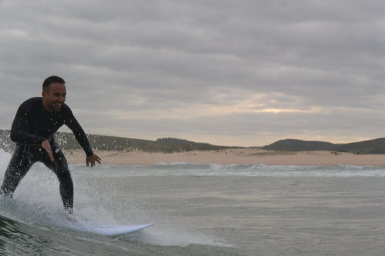 small waves big smiles with surf guide algarve